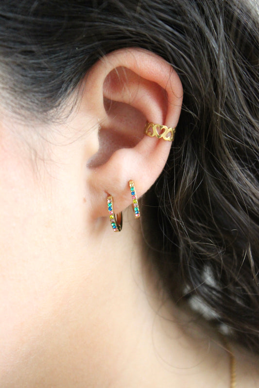 EARCUFF CORAÇÕES